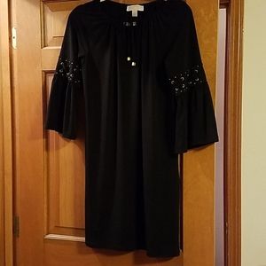 Michael Kors embellished bell sleeve dress